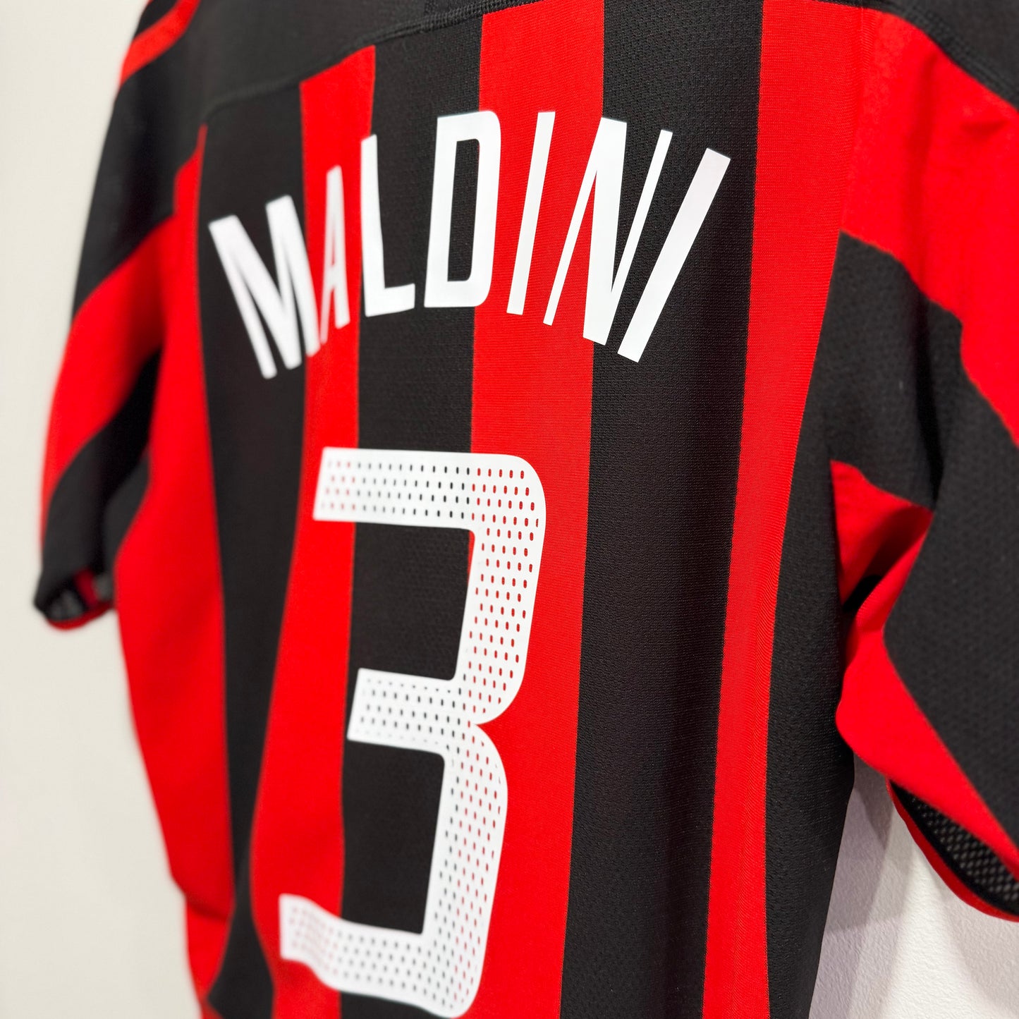 AC MILAN HOME 2003-2004 - PAOLO MALDINI - M